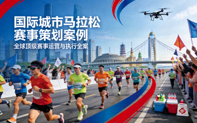 国际城市马拉松赛事策划案例封面 - 展示赛事盛况